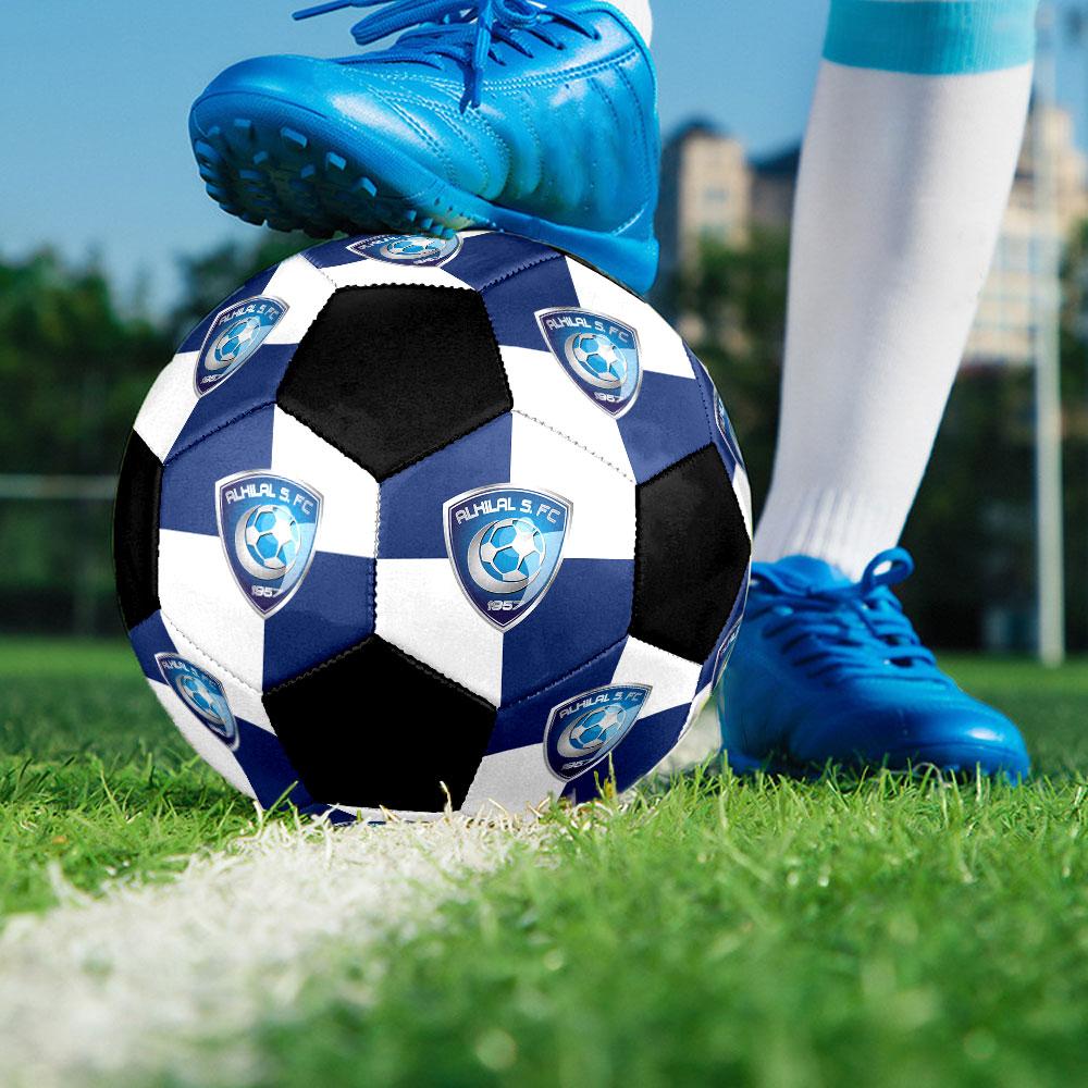 1pc Al Hilal SFC Soccer Ball Size 5 Indoor Soccer Ball Fashion Colorful Backyard Game - Great For Sports Fans Gift HE20