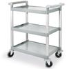 Hendi 810200 3-shelf Plastic Serving Trolley Up To 150 Kg
