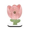 High-end Floral Tabletop Clock Cute Cartoon Mute Clock Modern Flower Display Clock  Bedroom