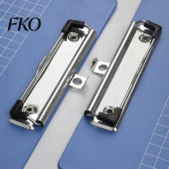 Durable Office File Folder A4 Folder, with Reinforced Metal Clip And Clear Scale Smooth Surface Writing Pad Ruler, Portable Document Pad, for