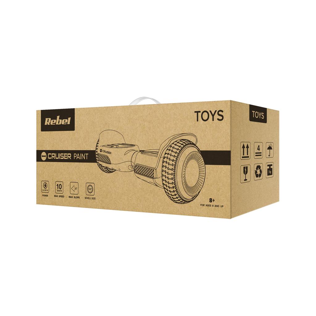 Rebel 6.5" LED Hoverboard Electric Skateboard for Kids and Adults