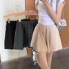 Women's Summer 2025 High-Waisted Wide-Leg Ballet Style Drawstring Shorts
