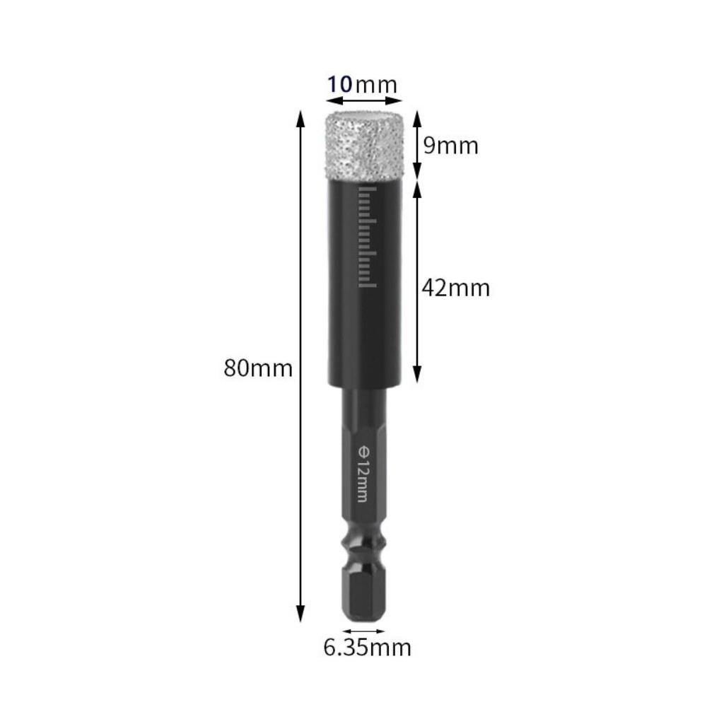 

5-16mm Dry Welded Ceramic Drill Bit Diamond Drill Bit for Granite Ceramic Tile Stone Glass 10mm