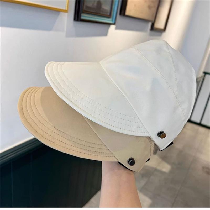 Cappello da sole pieghevole a tesa larga con coulisse, regolabile, estivo, ad asciugatura rapida, con visiera, da pescatore, per donna, cappello da spiaggia