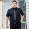 Men's Professional White Short-Sleeved Work Shirt, Sizes XS-8XL