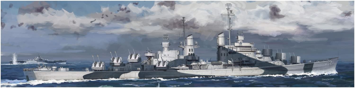 

Vee Hobby scale US Navy Light Cruiser San Diego 1944 Standard Edition Plastic Model Kit VEEV57012 1/700 CL-53 (Colored)