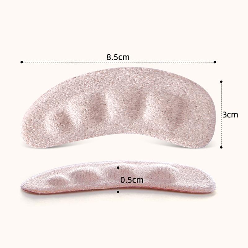 2 Pares de Almohadillas de Silicona para Zapatos de Mujer Inserciones Antideslizantes Autoadhesivas Plantillas de Gel para Metatarso y Talón para Tacones Sandalias Almohadilla Antideslizante para el Pie