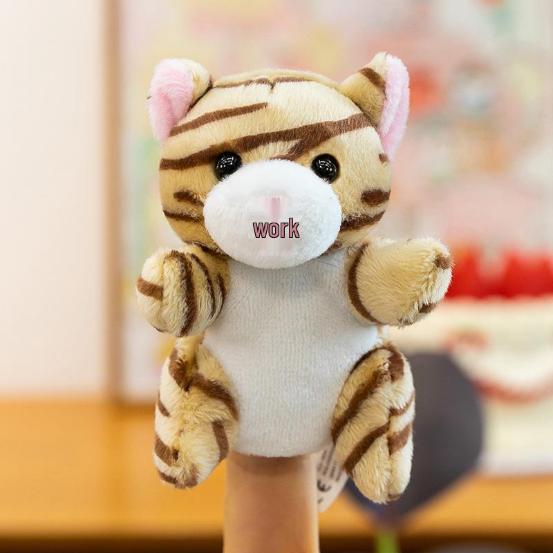 Cartoon Animal Finger Puppet Set: Plush Toy for Parent-Child Interaction & Storytelling