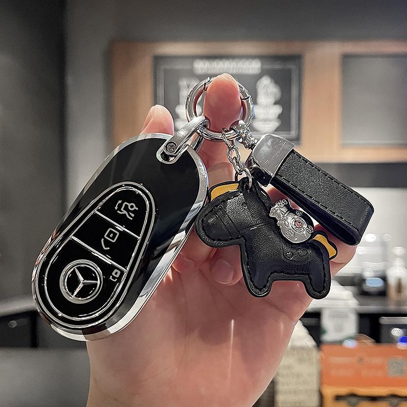 SFX1 For Mercedes-Benz A B C E S G-Class CLA CLS EQA EQB EQC GLA GLB GLC GLE GLS Car Zinc Alloy Key Case Key Bag Car Metal Key Shell