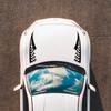 2Pcs Car Hood Over Stickers Vinyl Film Auto Racing Sports Styling DIY Decals Automobiles Car Accessories Auto Tuning Decoration
