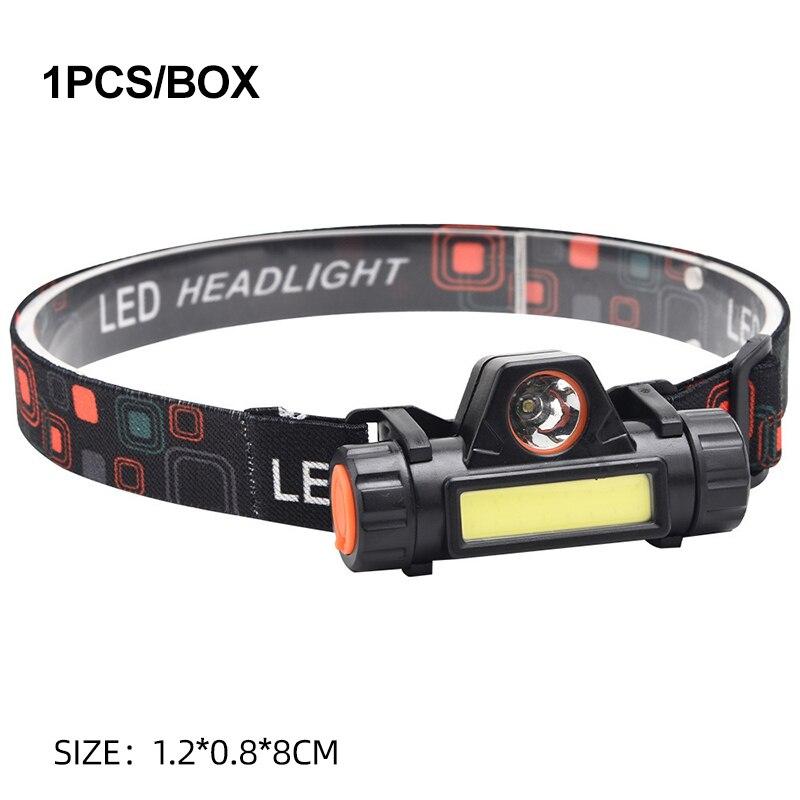 

Наружное освещение Светодиодные налобные фонари Cob Мини USB зарядка Наголовные Фонари Сильный свет Шахтерские фонари Магнитные налобные фонари Сильный свет Кемпинг
