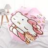 Hello Kitty,Sweet Dreams Automatic Folding Umbrella-Simple 8-Rib Design, Bright Cartoon Pattern, Durable Iron Frame, Suitable For Travel, Ou