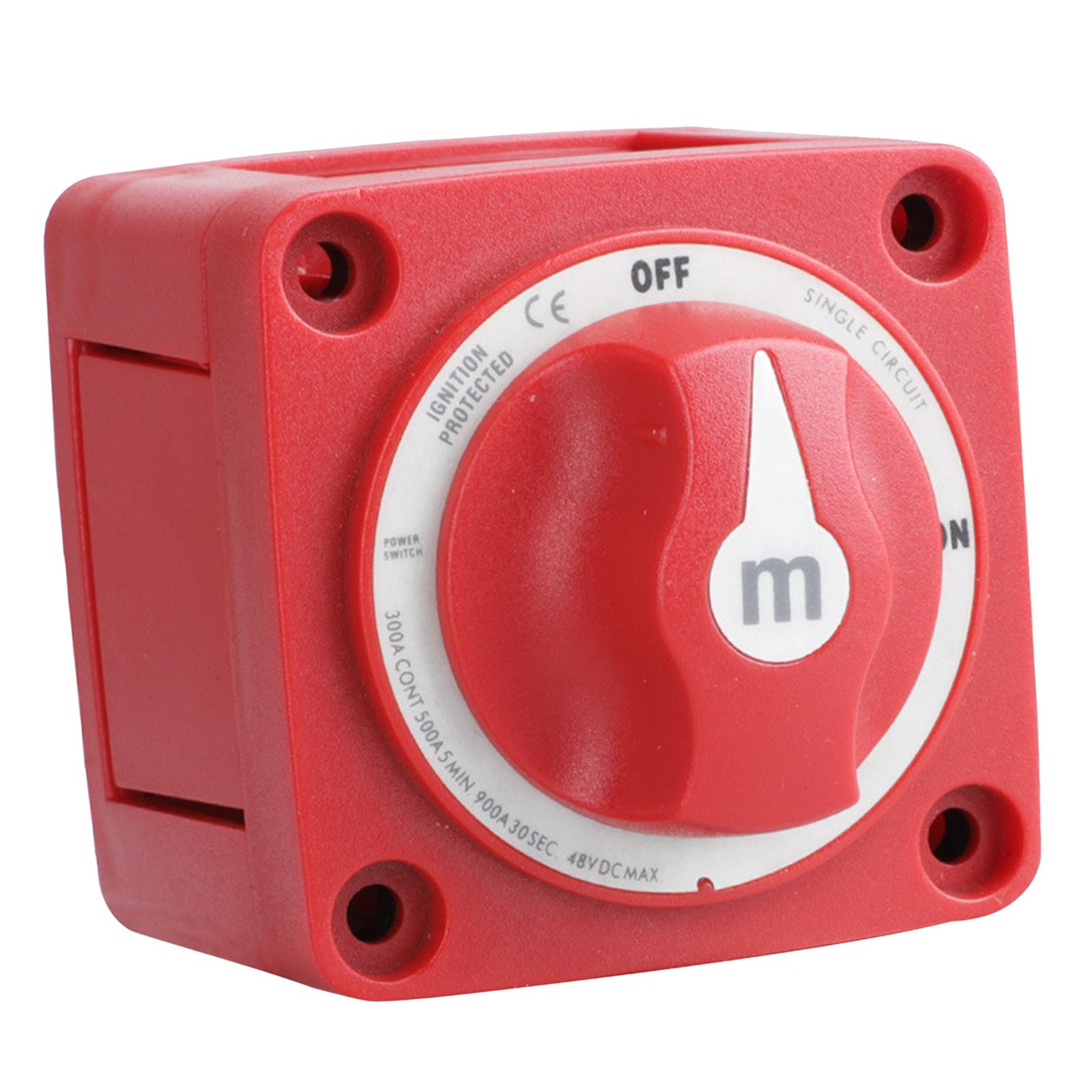 6006 Marine Electrical Battery Switch M SERIES On/Off W/Knob 4