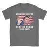 Fashion Rest In Peace Charlie Kirk American Flag Tshirts For Unisex Round Collar Cotton T Shirts Short Sleeve Tee Shirt Adult Tops