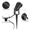 5W COB LED Lawn Lamp DC12V Outdoor Landscape Light Spot Light IP65 Water Resistance for Garden Patio Yard Courtyard Path Warm White