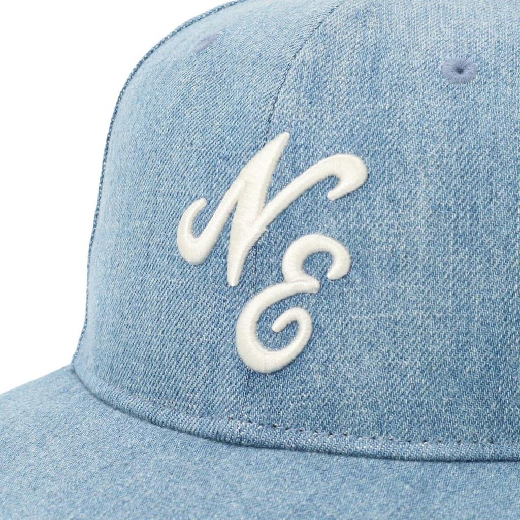 New Era 59FIFTY CLASSICNE Washed Denim 7 5950 CLASSIC NE REAR EMB NER36C5965 Cap, 1/4 inch, WDNM, 14388870,
