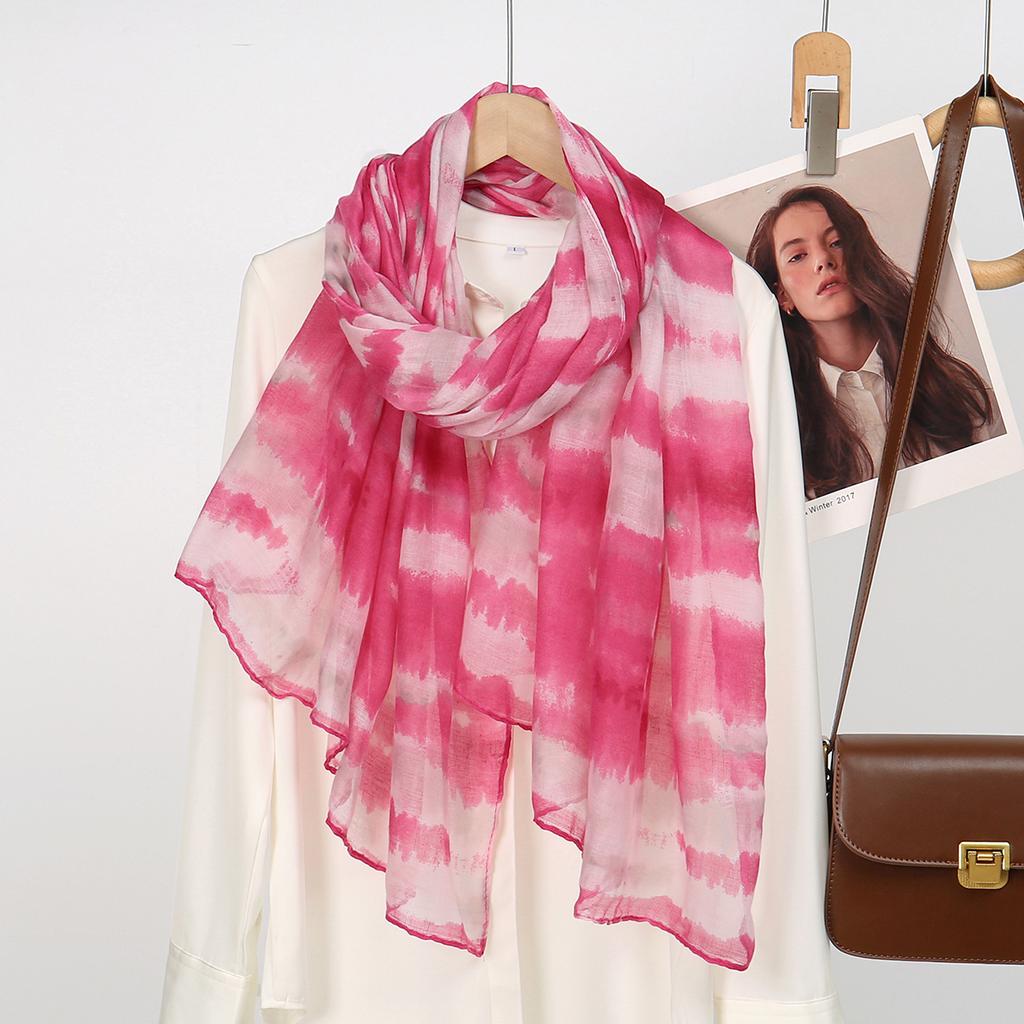 Newest Fashion Color Blending Volie Hijab Scarf Women Shawl Scarf Head Wrap Pashmina Stole Bufandas Maylasia Tudung Scarf