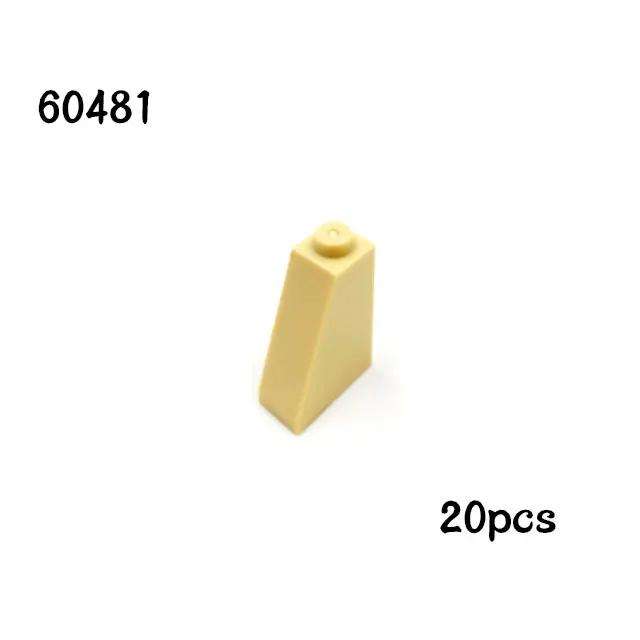 Non-Toxic Moc Compatible 4460 6048 Diy Building Blocks Slope 75° Slope 65°Thick Figure Bricks Educational Creative Toys For Children Gifts