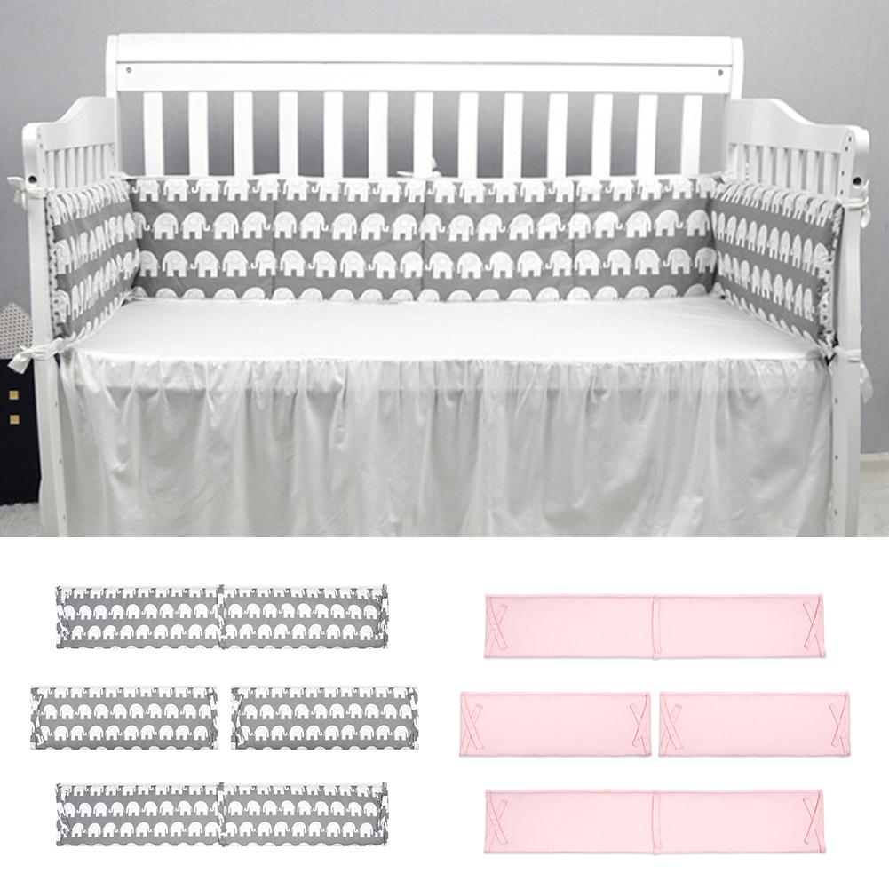 infant soft pad braided crib bumper knot pillow cushion cradle decor for baby girl and boy