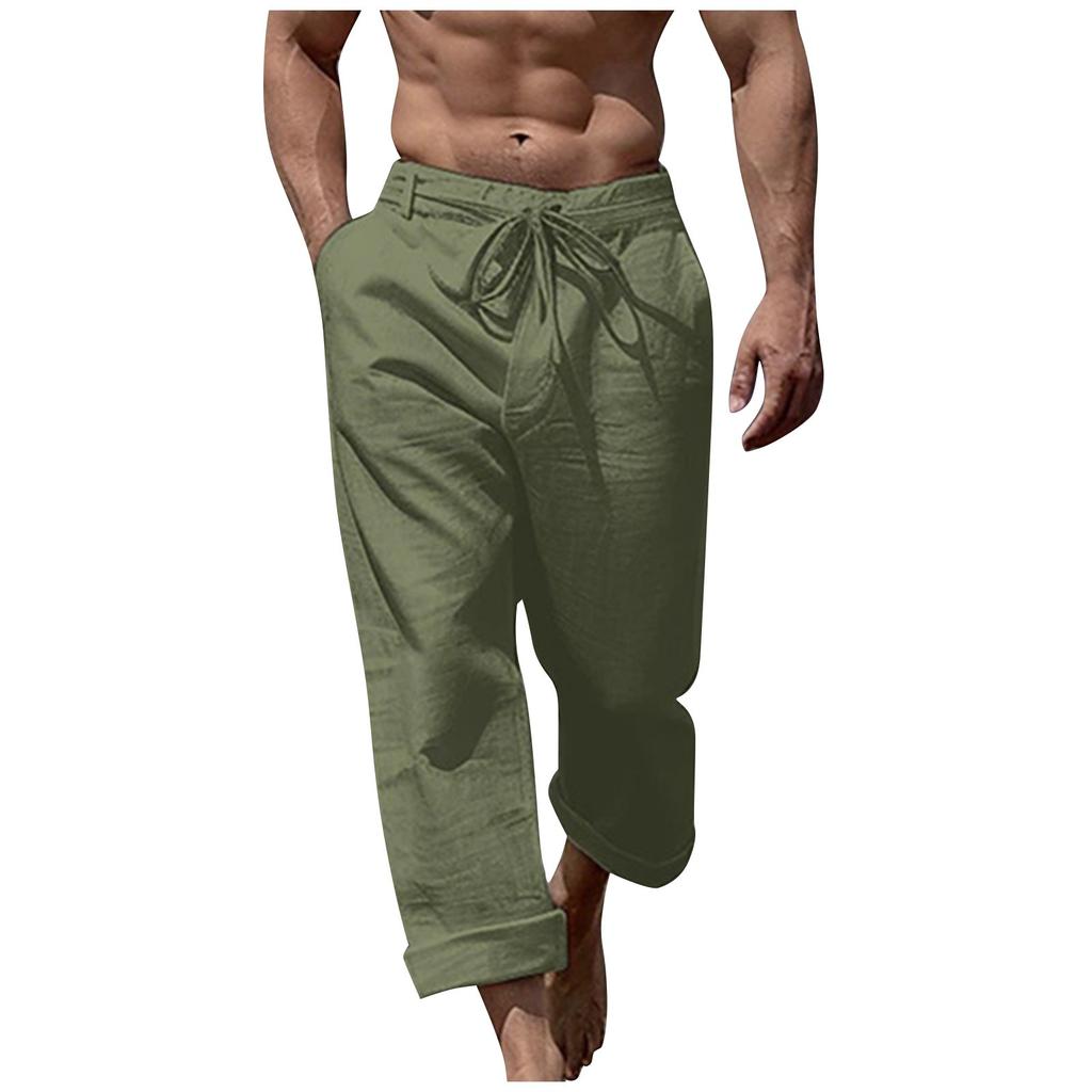 Men's Solid Color All-match Trendy Sports Casual Comfortable Trousers