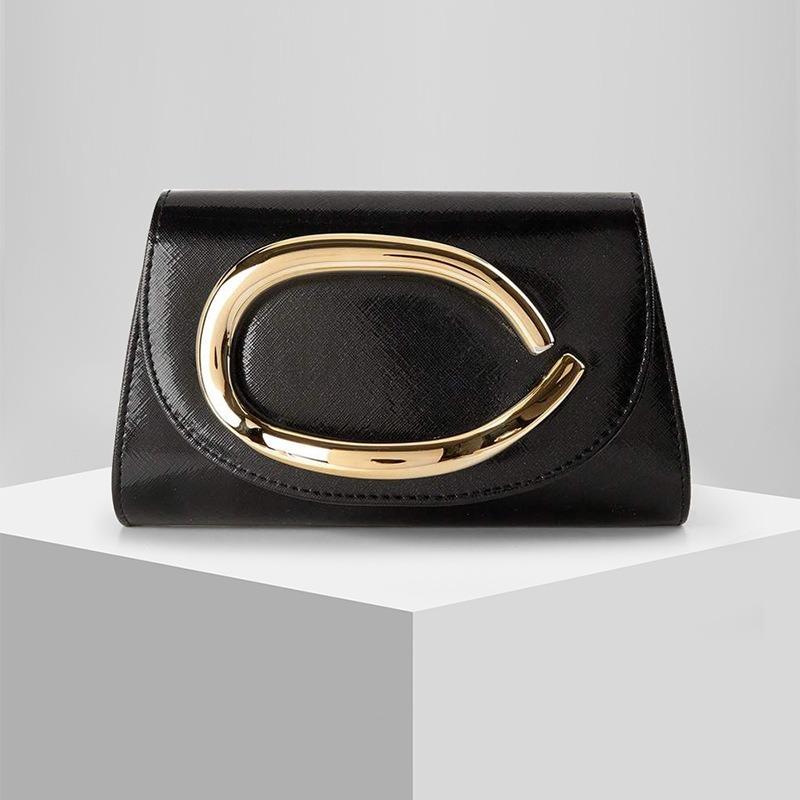 

Новая винтажная вечерняя сумка, свадебная сумка для невесты, банкетная универсальная сумка через плечо, сумка-кроссбоди на цепочке чёрный