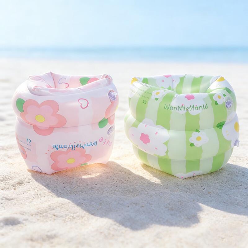 Children's Floral Swimming Arm Floats (4 Pairs)