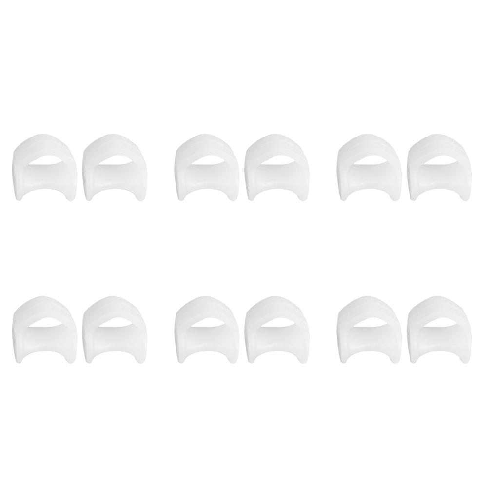 

T0# 1 Pair Silicone Little Toe Thumb Separators Bunion Hallux Valgus Correctors