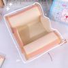 Korean Version Of The Cute Cartoon Bear Tissue Box Girl Heart Pu Desktop Tissue Storage Student Dormitory Paper Box
