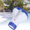 Floating 5-inch Chlorine Dispenser with Thermometer for Hot Tub Swimming Pool Spa Water Parks, Floater Indoor and Outdoor Safe & Odorless