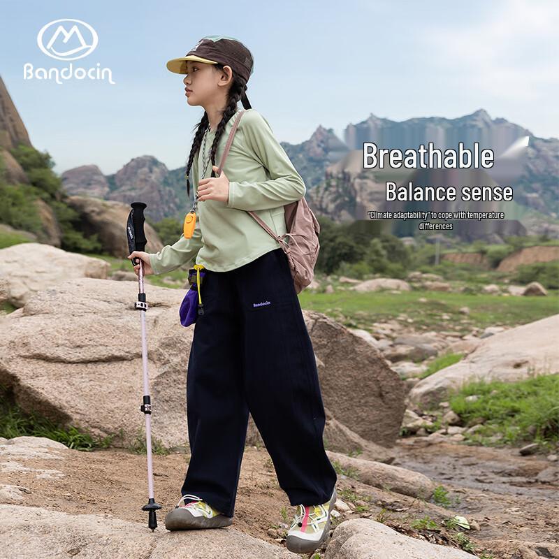 BANDOCIN Girls' Spring/Fall Cargo Sports Pants