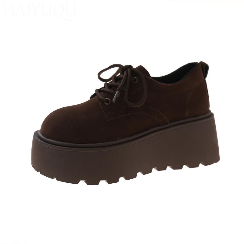 Mote Flats Plattform Dame Semsket Snø Ankelstøvletter Designer Mote Casual Gåsko Dame 2025 Trend Nye Vinter Koselige Botas Mujer