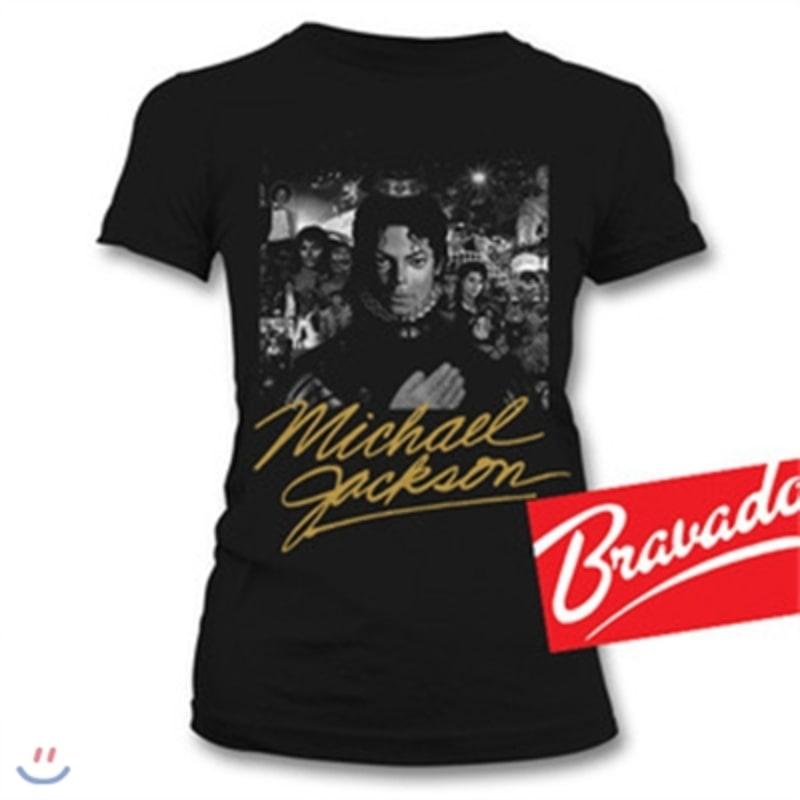 

MICHAEL JACKSON cover gold signature 31262226 women s t-shirt