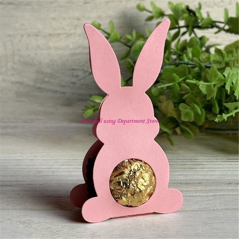Bunnies Cutting Dies Scrapbooking Stencils Carbon Steel Die Cut Templates for Card Making Packaging Decoration