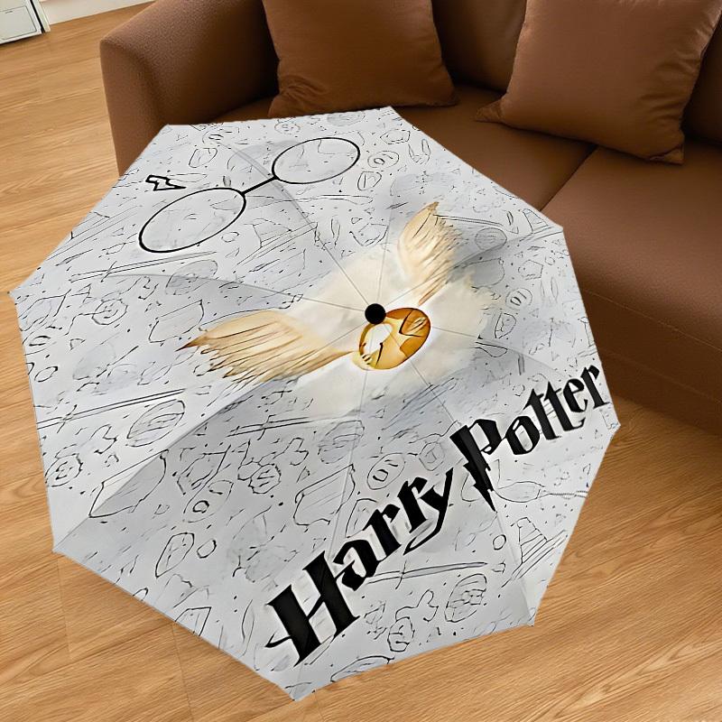 1PC Golden Snitch Harry Potter Umbrella-8-Rib Reinforced, Automatic Open, Lightweight & Durable, Cute Fashion Accessory for Outdoor, D2678