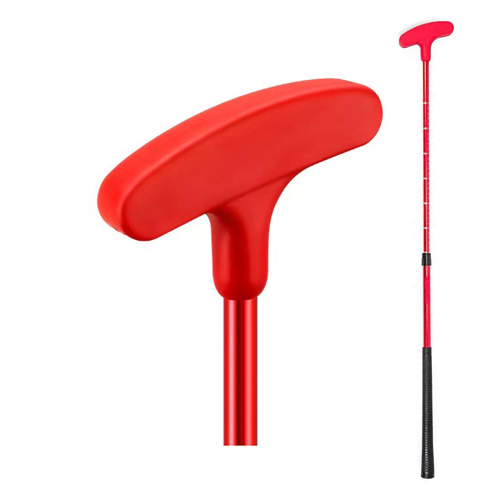 Customizable Golf Putter with Extendable Double-Sided Design for Youth Practice красный