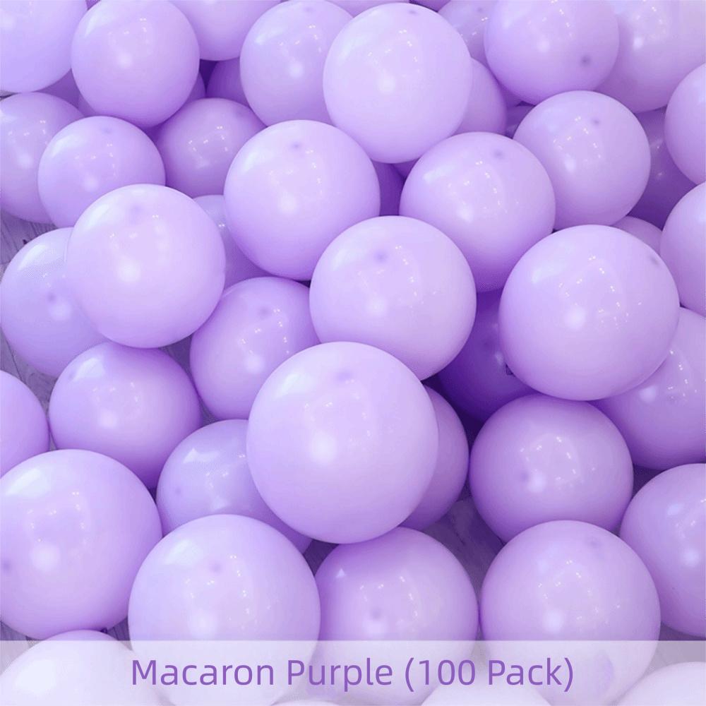 100pcs 10 Inches Rainbow Balloon Mixed Color Multicolor Balloon Macaron Balloon  Party Decoration