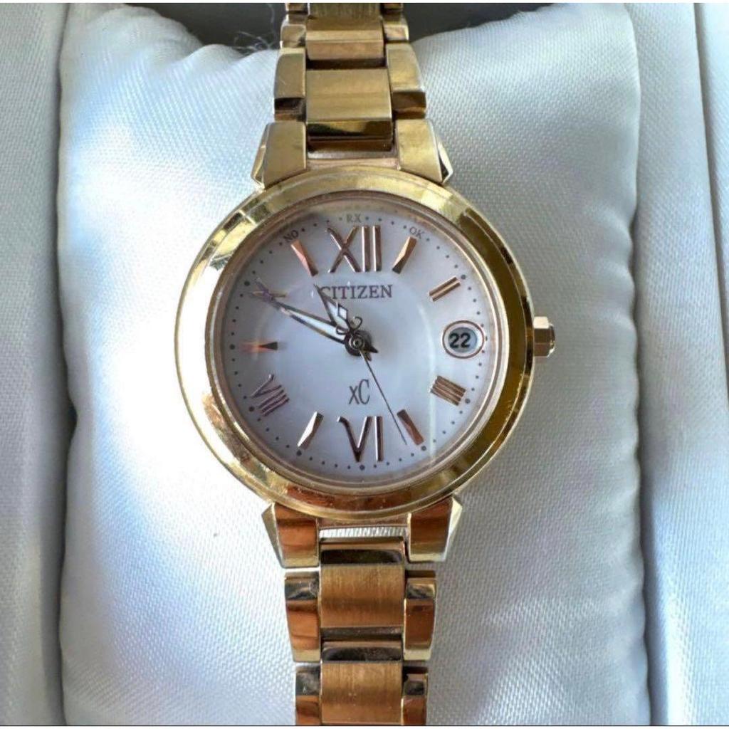 Used CITIZEN XC Solar Radio Ladies (with box and parts)