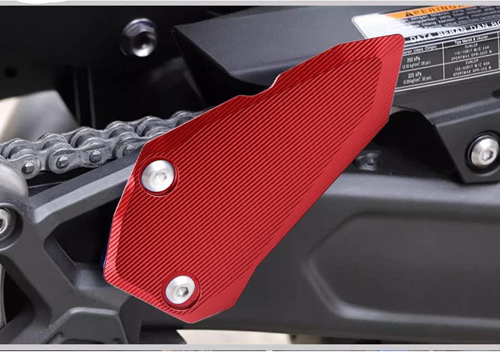 motokano Footpeg Heel Plate Guard for SE Red ZX-25R ZX-4R ZX-4RR