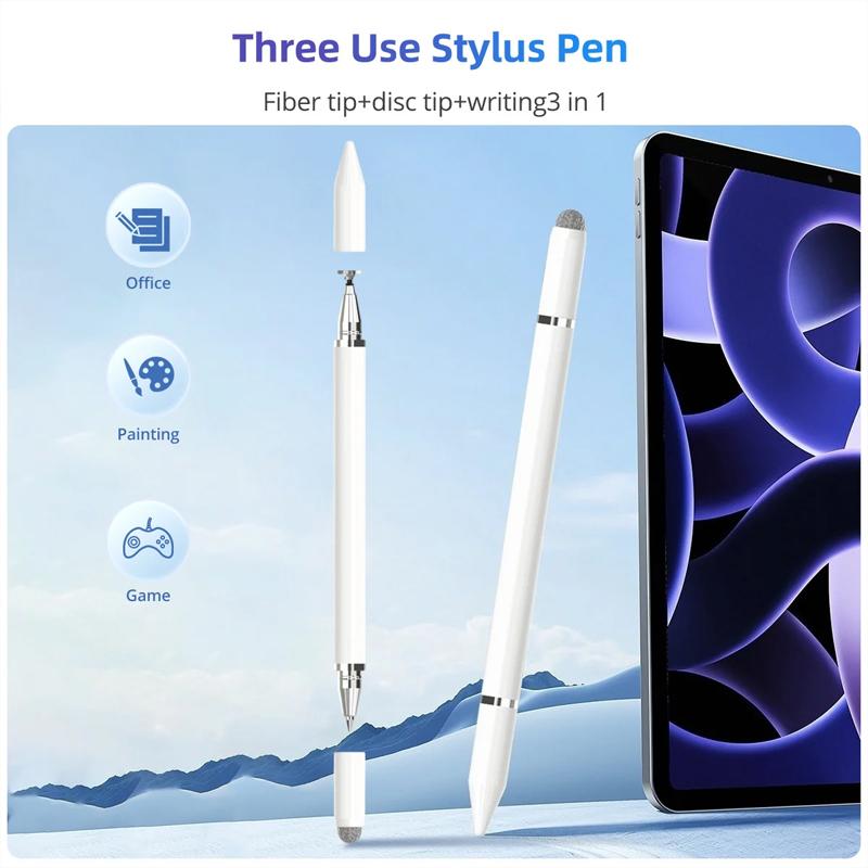 3 in 1 Universal Stylus Pen Pencil for iPad Samsung Huawei No Charging Phone Tablet Pen Screen Touch Pencil