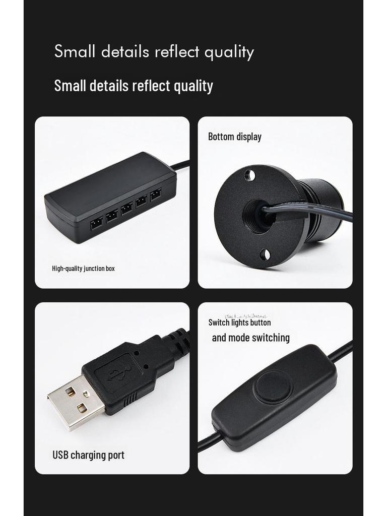 Mini USB Dimmable LED Spotlight for Display Cabinets (5V)