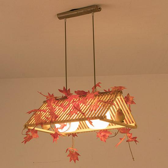 Retro Asian Tatami Pendant Light for Restaurants and Bars
