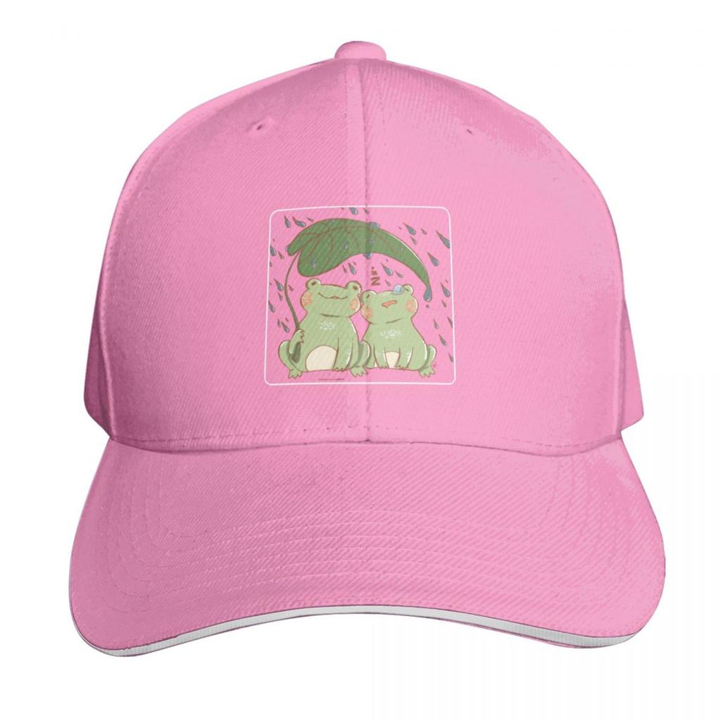 Rainy Days with Froggies Baseball Cap Fun Hats New In Hat Golf Hat Genuine Military Cap Unisex Hats Women Unisexs