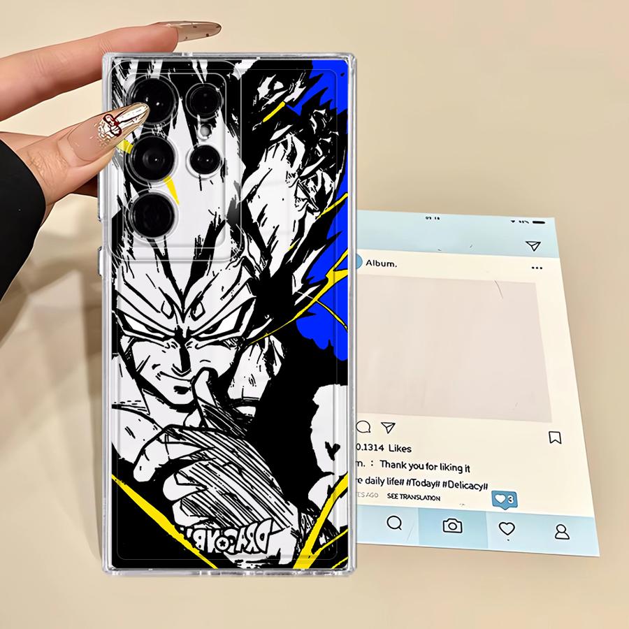 Hot Anime Dragonballs New Case for Samsung Galaxy S22 FE S26 S21 Note 20 Ultra 10 S20 Plus S24 S25 Edge S23 Ultra Phone Cover