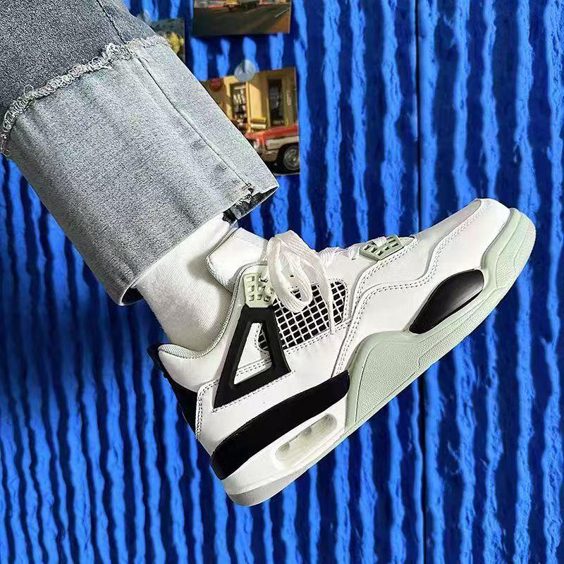 Hong Kong Style Unisex Chunky Sole Air Cushion Sneakers - Versatile Four Seasons Casual Running Shoes