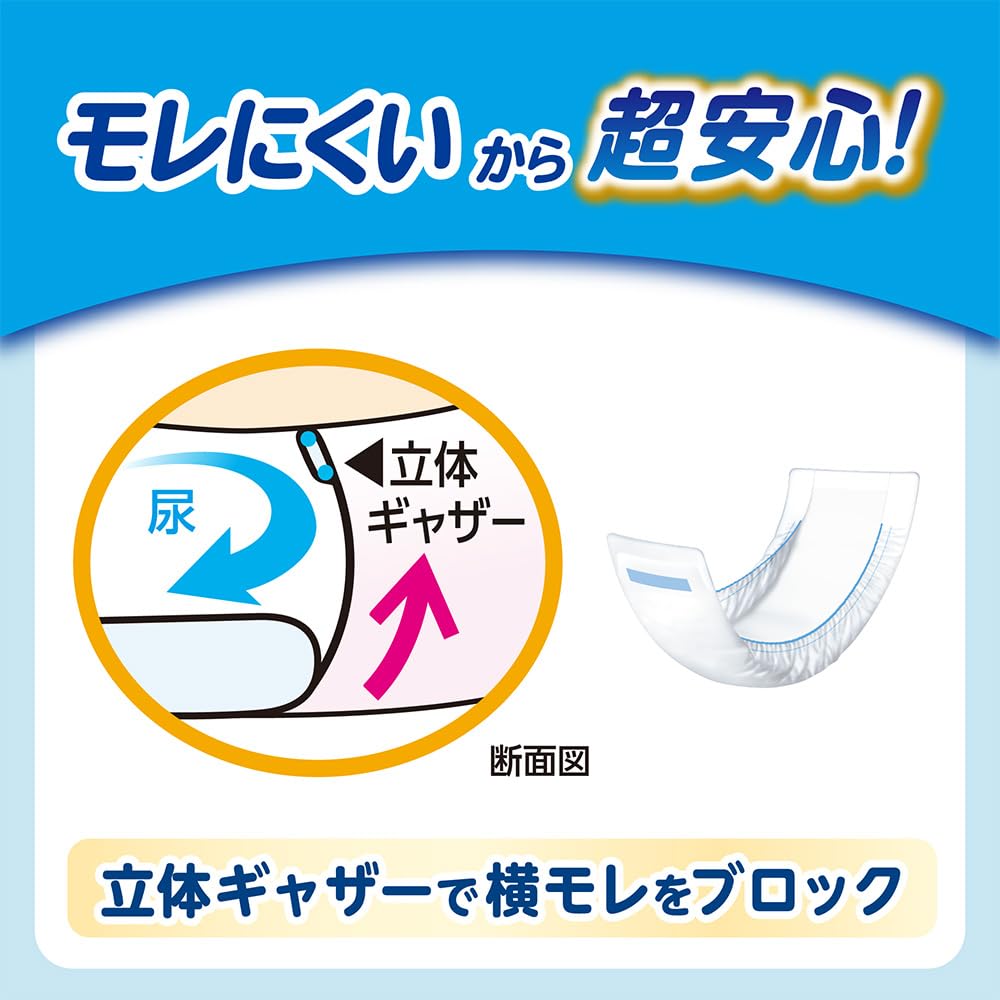 Relief Paper Pants Pad with Comfortable Aroma and Secure Fit All Night Long 30 Sheets X 3 Packs [Case Sold]