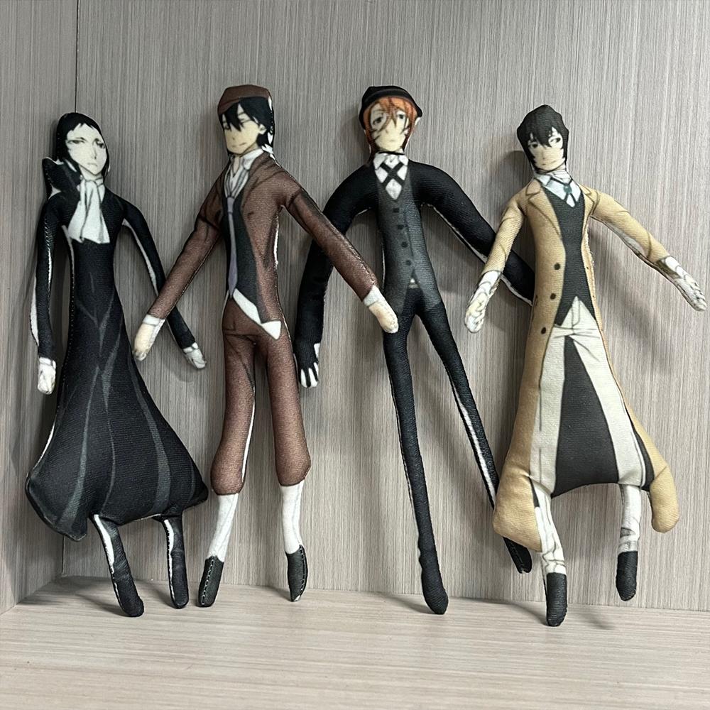Anime Nakahara Chuuya Dazai Osamu Plush Nakahara Chuuya Plushies Doll Slender Twistable Shape Stuffed Toys Room Decoration Gift