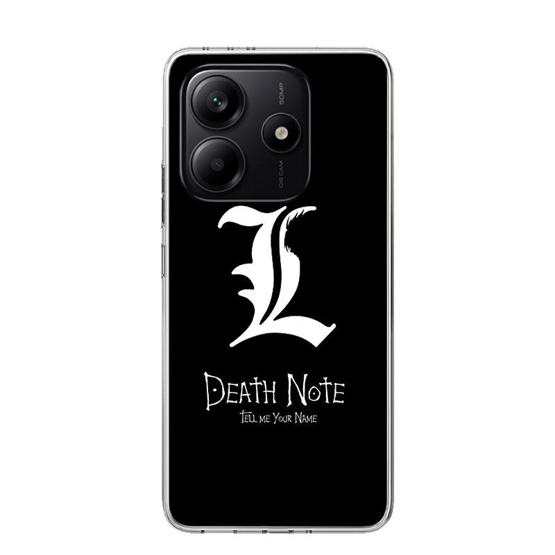 N-Note D-Death Anime Ryuk Phone Case For Xiaomi Redmi Note 13 14 15 Pro Plus 12S 12 14S 11S 11E 10 10S 11 11T 5G 4G Cover Coque