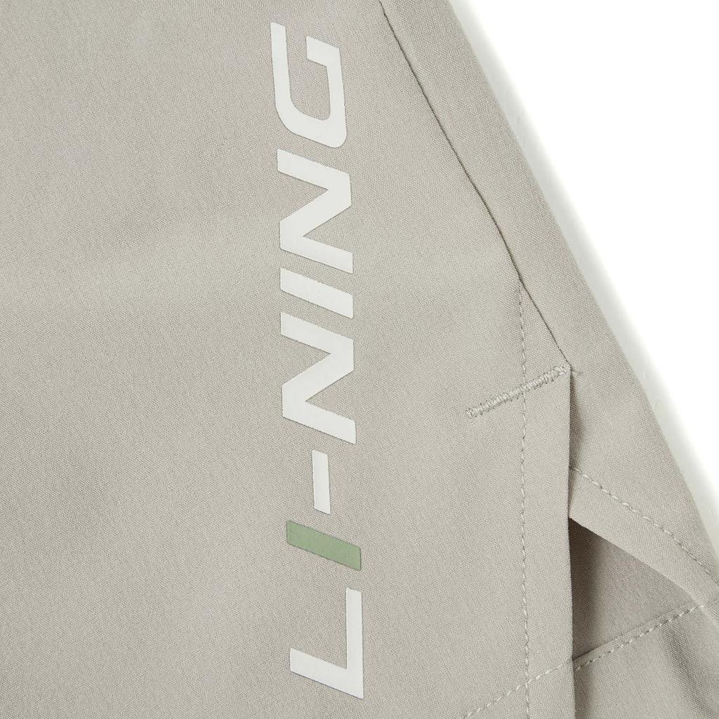 Li Ning Fitness Series Logo Letter Sports Shorts Men shorts AKSW255-6