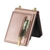 Crossbody Lanyard Leather Wallet Case for Samsung Galaxy Z Flip 7 FE 6 5 4 3 5G Flip6 Flip7 Metal Zipper Card Holder Phone Cover