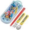 Paw Patrol 23 Trio Set of Chopsticks, Spoon, and Fork for Kids, Antibacterial, Made In Japan, TACC2AG-A